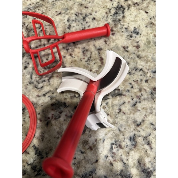 Tupperware Red Power Chef System Food Chopper Manual New Without Box - Picture 2 of 6